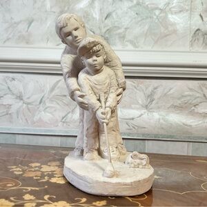Vintage Dee Crowley Austin Sculpture Father Son Golf Grandpa Gift